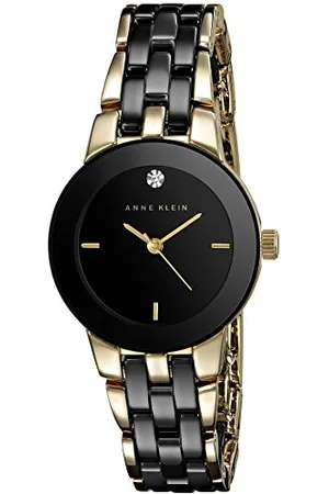 Anne Klein Damski zegarek z oryginalną bransoletą ceramiczną i diamentową tarczą