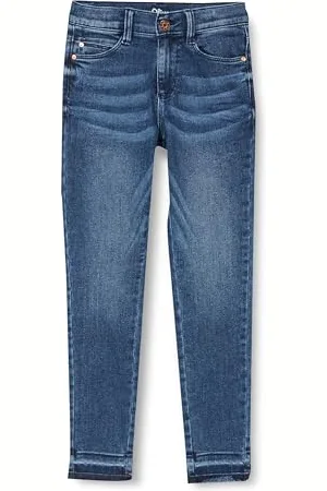 QS by s.Oliver Junior dziewczęce spodnie jeansowe, Suri Slim Fit Blue 164, , 164 cm