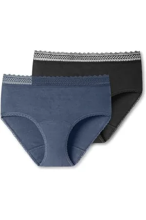 Schiesser Damen 2 Pack Menstruationswäsche/Periodenslip Komfortschnitt auslaufsicher - Secret Care