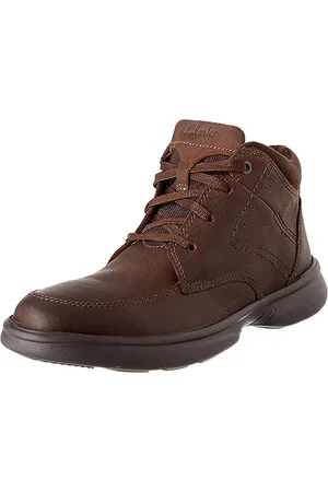 Clarks Męskie buty Bradley Mid Ankle Boot, Brown Tumb, 44 EU