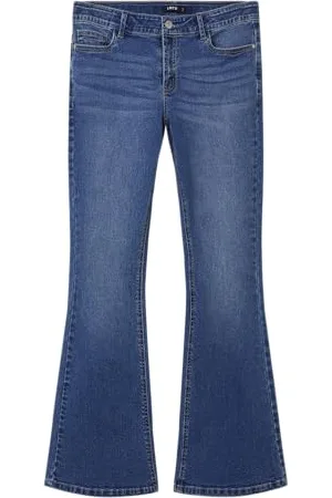 NAME IT Nlftarianne DNM Nw Bootcut Pant Noos spodnie jeansowe dla dziewcząt, , 158