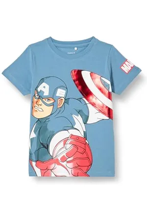 NAME IT Nmmalstair Marvel Ss Top Mar, , 104