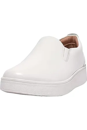 FitFlop Damskie sneakersy Rally Leather Slip On Skate Sneaker, , 56 EU, , 56 EU