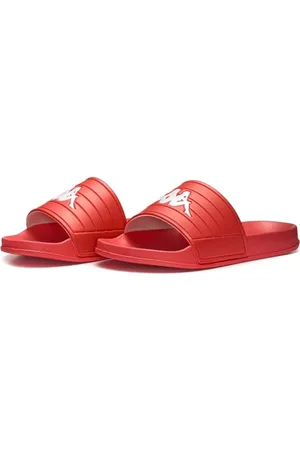 Kappa Flip-Flops, opaska na czoło, dla mężczyzn/kobiet, logo noles, Red White 923, 39 EU