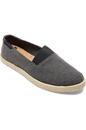Quiksilver Espadryle męskie sneakersy, Czarny Solid Black Sbkm, 42 EU