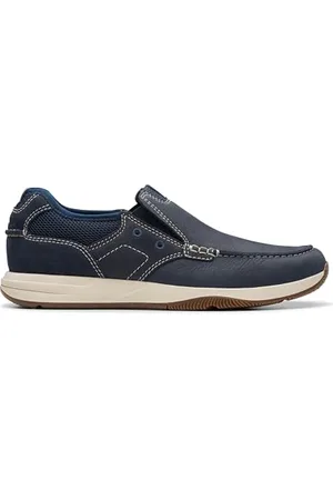 Clarks Męskie Sailview Step Loafer Flat, Navy Nubuk, 43 EU, , 44 EU