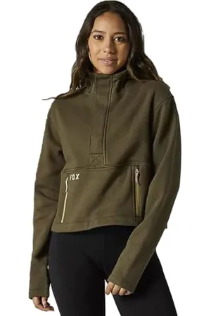 Fox Calibrated Dwr Zip Fleece Olive Green