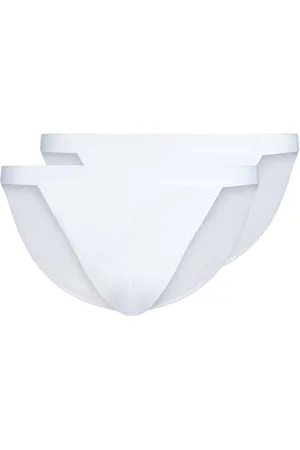 Skiny Męskie stringi bawełniane, prążkowane stringi (2 sztuki), , XXL