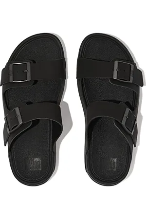 FitFlop Męskie sandały Gogh Moc skórzane wsuwane z klamrą, , 42 EU