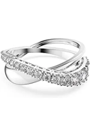 Swarovski Pierścionek Twist, , Powłoka z rodu