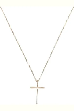 Urban classics Spinki do mankietów uniseks Big Basic Cross Necklace