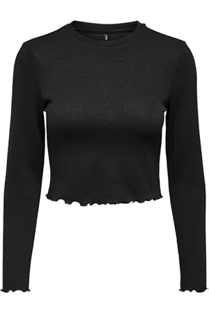 ONLY Onlkitty L/S Top Cropped JRS Noos koszulka z długim rękawem, , M
