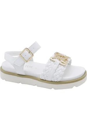 Patrizia Pepe PJ295.27_32 sandały, metaliczne, EU wąskie, , 32 EU Schmal