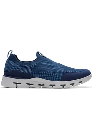 Clarks Męskie mokasyny Nature X Ease płaskie, granatowe, 8,5 UK, , 42.5 EU