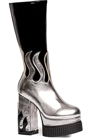 Lamoda Show Off Platform Creeper Calf Boots, EU 40, , 40 EU