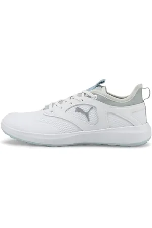 PUMA Damskie buty golfowe Ignite Malibu WMNS, Biała srebrny Lucite, 39 EU