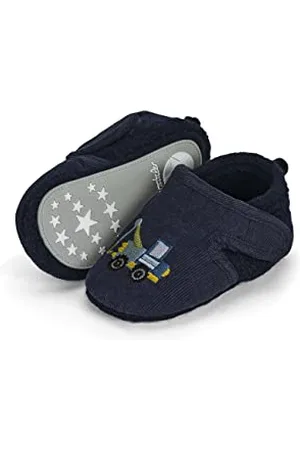Sterntaler Chłopięce buty do raczkowania dla niemowląt buty samochodowe, granatowe, 22 EU