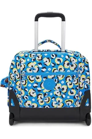 Kipling Giorno plecaki, 41 x 24 x 38, leopard kwiatowy (BLAU), niebieski, Einheitsgröße, Giorno