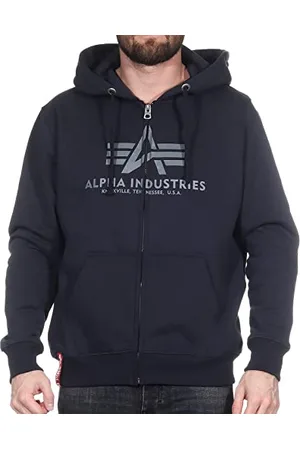 Alpha Industries Basic Zip Hoody Bluza z kapturem dla mężczyzn
