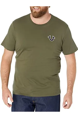 True Religion T-shirt męski, Militant Green, S