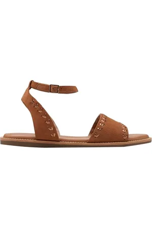 Clarks Damskie sandały w stylu marynistycznym, zamsz w kolorze brązowym, 37 EU, , 37.5 EU