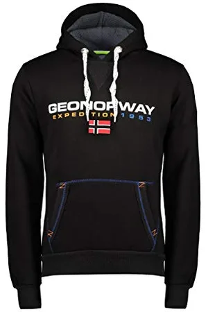 Geographical Norway Golivier męska bluza z kapturem z kieszenią kangurka - Bluza z logo bluza z kapturem z kapturem ciepły długi rękaw - mężczyźni wiosna lato jesień zima ( M), , M