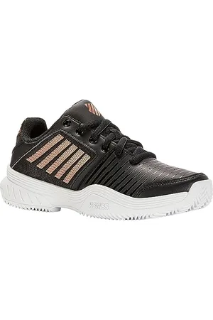K-Swiss Performance Court Express HB damskie buty tenisowe, czarne/białe/różowe złoto, 41,5 EU, , 41.5 EU
