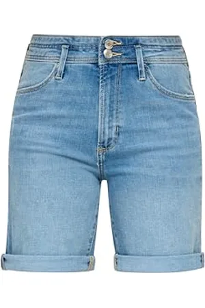 QS by s.Oliver Bermudy jeans Betsy w kolorze niebieskim 36