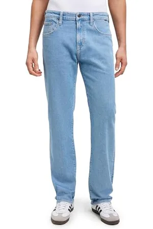 Mavi Męskie dżinsy Straight Leg Lisbon Loose Straight Jeans, Sky Blue Comfort, 28W / 32L