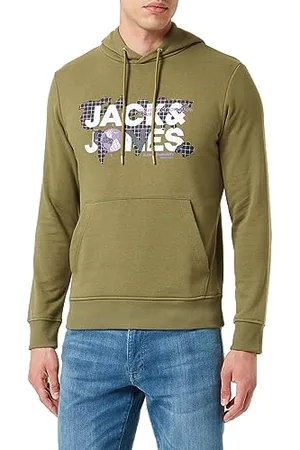JACK & JONES Męska bluza z kapturem, , M