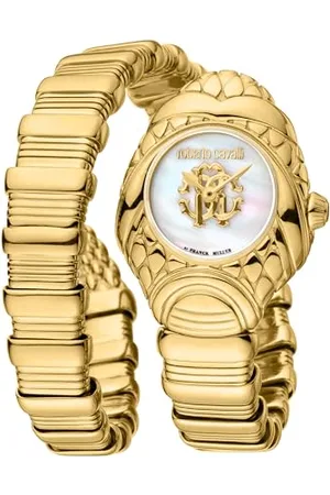Roberto Cavalli Damski analogowy zegarek kwarcowy z paskiem ze stali nierdzewnej RV1L162M0021, , moda