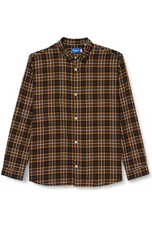 JACK & JONES Bestseller A/S Męska koszulka Jorjoshua Check Ls koszula rekreacyjna, , XXL