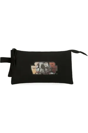 STAR WARS Joumma Retro Potrójny futerał Czarny 22x12x5 cms 1,32l Poliester, , Talla única, Potrójne etui