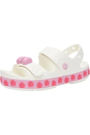 Crocs Crocband Cruiser Pet K sandały dziecięce, uniseks, Pet White Pink Tweed, 29/30 EU