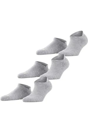 Falke Uniseks Skarpety do trampek Cool Kick Sneaker Multipack U Sn Oddychający I Szybkoschnący krótkie jednokolorowe 3 Pak, , 39-41
