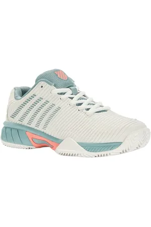 K-Swiss Performance Hypercourt Express 2 HB buty tenisowe, Blanc de Blanc/Nile Blue/Desert Flower, 37,5 EU, , 37.5 EU