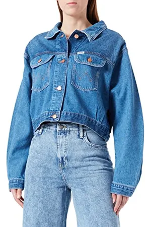 Wrangler Damska kurtka kowbojska denim, , M