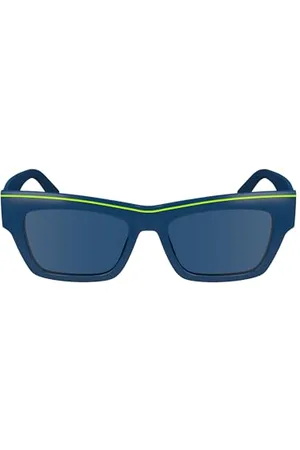 Calvin Klein CKJ24602S okulary przeciwsłoneczne, niebieskie, jeden rozmiar, , rozmiar uniwersalny