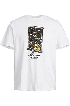 JACK & JONES Męski T-shirt Crew Neck, , M