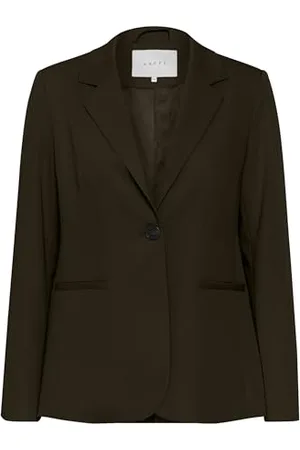 Kaffe Damski marynarka single breasted Notch Lapel regularne dopasowanie rzucone kieszenie, , 36