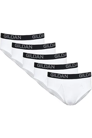 Gildan Męskie bawełniane majtki ze stretchem (5 sztuk), Artic White (5-pak), XXL