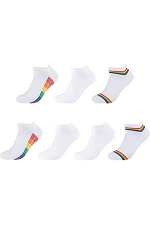 Camano Skarpety Online ca-Soft Sneaker 7 par, Rainbow, 35/38