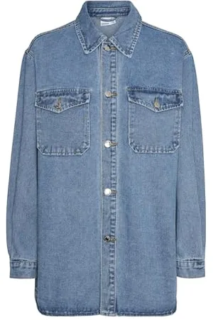 VERO MODA VMNAYA koszula dżinsowa oversized Mix, , XL