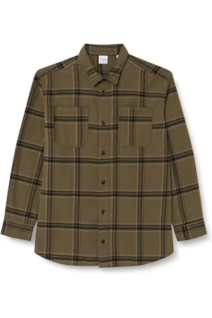 JACK & JONES JACK&JONES PLUS Męska koszula flanelowa Jcospace Logan Ls Pls koszula rekreacyjna, , 3XL