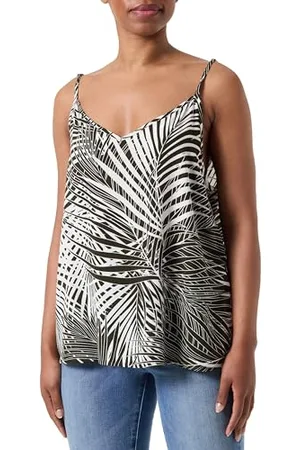 ONLY Onlnova Life Vis Paris Singlet AOP top na ramiączkach, , 36