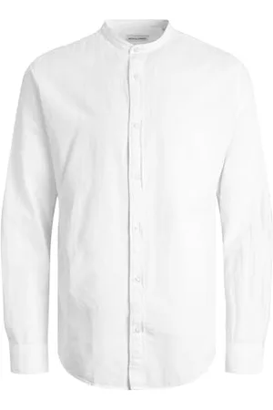 JACK & JONES Jjelinen Band Shirt Ls Sn Pls, , 4XL