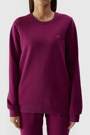 4F Sweatshirt F0954 Violet L damska, , L
