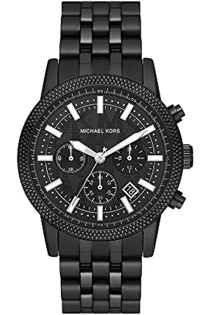 Michael Kors Hutton zegarek męski, mechanizm chronografowy ze stali szlachetnej lub skórzanej, , 43MM, bransoletka