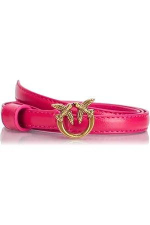 Pinko Pasek damski, N17q_pink -Antique Gold, L