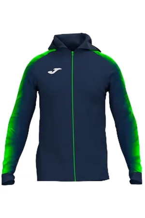 Joma Damska bluza z kapturem Elite Xi, granatowa zielona fluor, S, , S